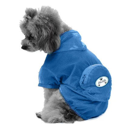 ® 'Thunder Paw' Ultimate Waterproof Collapsible Multi-Adjustable Travel Dog Raincoat