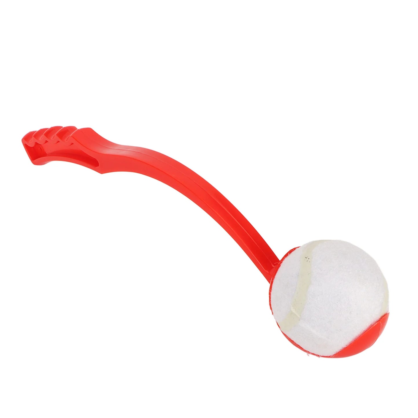 Hand Dog Ball Launcher Ergonomic Handle Interactive Tennis Ball Thrower Pet Toy for Outdoor Training