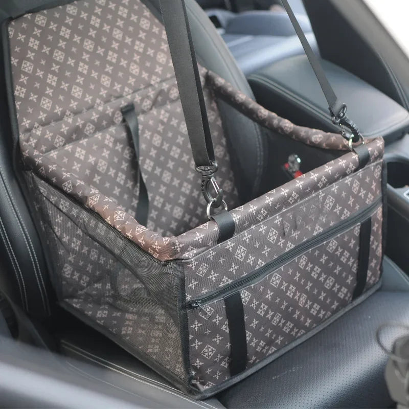 Pet Dog Car Seat Cover Portable Dog Car Front Row Protector Transporter Small Dog Carriers Bag Waterproof Cat Basket