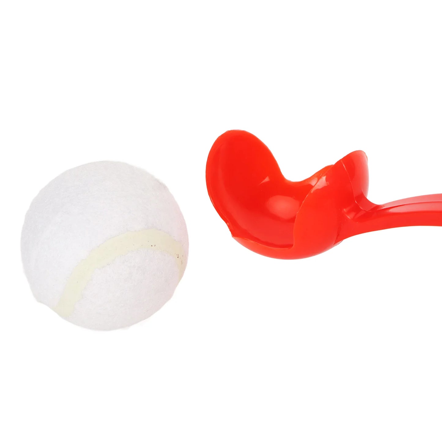 Hand Dog Ball Launcher Ergonomic Handle Interactive Tennis Ball Thrower Pet Toy for Outdoor Training