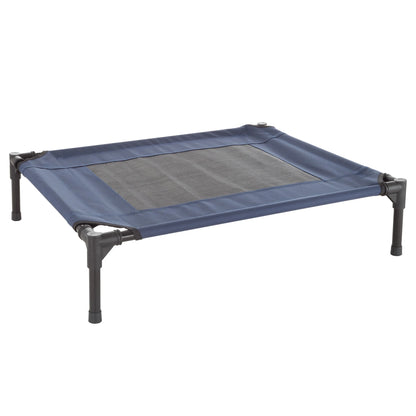 Elevated Pet Bed-Portable Raised Cot-Style Bed W/ Non-Slip Feet 24.5?X 18.5?X 7? for Dogs Cats and Small Pets-Indoor/Outdoor Use by  (Gray)